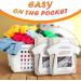 Eco-Friendly Laundry Detergent Sheets - 200 Loads Travel-Friendly No Plastic Fresh Linen Scent - Buy Online on GoSupps.com