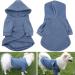 Buy Hualisiji Hooded Sweater for Dogs | Warm & Lightweight Chihuahua Clothing - XL Gray & Haze Blue 2PCs - Buy Online on GoSupps.com