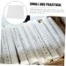 COHEALI 2 Sets 30pcs Rice Paper Japanese Rice Brush Ink Writing Paper Brush Pulp Paper Half-baked Sheng Xuan White 33X33X0.1cm - Buy Online on GoSupps.com