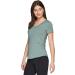 RBX Active Women's Quick Dry Space Dye Yoga T-Shirt - Medium - Sea Green - Buy Online on GoSupps.com