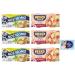 Rio Mare Pack of 6 Tuna and Onion Test Packs + Nostromo Tuna and Peas 2 x 150 g + 1 sachet of Felce Azzurra Talcum Powder 100 g