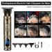Professional Electric Hair Clippers for Men with LED Display - Cordless Rechargeable T-Blades Grooming Kit for Baldheaded Clipper (Bronze) - Buy Online on GoSupps.com