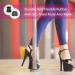Keroius Heel Protective Caps - 12 Pairs, 6 Sizes, Non-Slip & Noise Reducing for High Heels - Ideal for Weddings, Races, Formal Events - Clear & Black - Buy Online on GoSupps.com