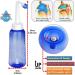 2PCS Neti Pot Sinus Rinse Kit - 300ml 10oz Nose Cleaner & Sinus Irrigation for Blocked Nose - Includes 2 Bottles, 4 Nozzles, and Nasal Spray - Buy Online on GoSupps.com