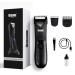 Renegade Body Hair Trimmer for Men Electric Ball Trimmer for Pubic Hair Manscape Male Grooming Kit Waterproof Groin Pube Groomer with LED Light Adjustable Guard Rechargeable Manscaper