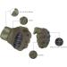 Hikeman Touchscreen Hard Knuckle Gloves for Men & Women - Perfect for Outdoor Sports Cycling Motorcycle Hiking Climbing and Lumbering in Army Green - Buy Online on GoSupps.com