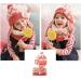 DORRISO Cute Kids Caps Scarf Set - Autumn Winter Knitted Beanies Hat for Girls Boys in Pink - Buy Online on GoSupps.com