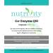 Nutrivity CoQ10 300mg Vegan Capsules - High Strength Ubiquinone Supplement - Made in UK (60 Count) - Buy Online on GoSupps.com