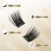 QueWel 72-Piece DIY Cluster Lashes - Soft D Curl Eyelash Extensions 8-16mm Length for Home Makeup | Individual Eyelash Clusters - Buy Online on GoSupps.com