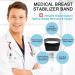 SCARBORO Breast Bands for Women | Post Surgery Implant Stabilizer & Compression Support | Medical Chest Band for Large Breasts | Exercise Ready - Medium-Large Black - Buy Online on GoSupps.com