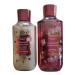 Bath & Body Works Women's Strawberry Snowflakes Body Lotion and Body Gel Wash 2 Piece Set