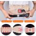 Writing-Sized Decompression Back Belt | Lumbar Support for Pain Relief & Injury Prevention | Unisex Black Reverse C-Shape - Buy Online on GoSupps.com