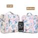 Women's Travel Hanging Toiletry Wash Bag Makeup Organizer - Pink Flower (Large) - Buy Online on GoSupps.com
