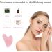 Bounabay Rosenquarz Gua Sha Massage Tool - 100% Natural Jade Stone Facial Care Pink Crystal Heart Shape for Facial Massage & Trigger Point Treatment - Buy Online on GoSupps.com