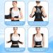 xinrongda Posture Corrector Back Support Brace Adjustable Back Posture Belt for Men and Women Scoliosis Lower Back Brace Relief pain from Upper Back Shoulders for Office Home Gym 55-60kg - Buy Online on GoSupps.com