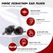 Naiicute Motorcycle Earplugs with Band - 2 Pairs Soft Silicone Hearing Protection -25dB Noise Reduction Transparent Black for Riders & Tourists - Buy Online on GoSupps.com