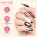 Makartt Black Gel Nail Polish - 2Pcs*15ML Gel Polish Kit Shellac Nail Polish Pure Colors Soak Off UV/LED Gel Nail Polish for Manicure Salon Home DIY Nail Art Design Black(2pcs*15ml) - Buy Online on GoSupps.com