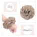 Sandy Blonde Messy Bun Hairpiece 45g - Synthetic Updo Ponytail Extension for Women - Ash Blond Scrunchie 45g - Buy Online on GoSupps.com