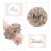 Silk-Co Hair Part with Rubber Band - Wavy Soft Dutt & Thickening Hair Extensions - 45g Ash Brown Messy Bun Updos - Buy Online on GoSupps.com