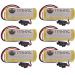 Pack of 6 1770-XYC 3V 1800mAh Battery Replacement for 1770-XYC/A 1770-XYB 1756-BA1 with Black Plug Non-Rechargeable