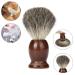 Premium Black Barber Brush for Hair & Beard Shaving - Disposable Body Shaver for Men (One Size Brown) - Buy Online on GoSupps.com