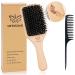 Hair Brush Boar Bristle Hairbrush for Thick Curly Thin Long Short Wet or Dry Hair Adds Shine and Makes Hair Smooth Best Paddle Hair Brushes and Comb Set for Men Women Kids hair brush2