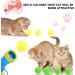 Jasminum 50-Piece Interactive Cat Toys Set | Noiseless Colorful Balls & Cat Toy Thrower for Indoor Cats - Buy Online on GoSupps.com