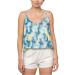 Hurley Naturals V-Neck Tee S Stellar Cloud Print