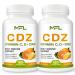 MUSCLE FOOD LABS 2 Pack C D Z | Vitamin C 1000mg | Vitamin D3 125mcg | Zinc 25mg | Non-GMO & Gluten Free | 240 Servings