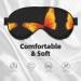 SSIMOO Butterfly Print Ultra-Soft Eye Mask - Light-Blocking for Comfortable Sleep | International Shipping - Buy Online on GoSupps.com