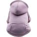 XXL Waterproof Dog Coat - Warm Winter Jacket for Small & Medium Dogs - Fleece Hoodie Sweater with Bag (1104A Purple) - Buy Online on GoSupps.com