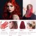 Temporary Hair Wax Colour Red Hair Dye One-time Temporary Modeling Natural Colour Wash Out Easily Hair Dye Wax for Party Cosplay DIY Halloween (Red) - Buy Online on GoSupps.com