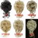 Hair Bun Hairpiece for Women Messy Bun Hair Piece Scrunchie Tousled Updo Hair Extensions Bun with Rubber Band Curly Wavy Ponytail Extensions Synthetic Chignon for Women Girls Hair Chignons(2) - Buy Online on GoSupps.com