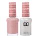DND Gel Polish Set Pink Collection UV/LED Gel Polish and Air Dry Nail Lacquer Matching Chip-Free Polish Duo 613 Cinnamon Whip 0.5 Fl Oz