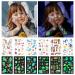 Glow Temporary Tattoos for Kids - 210pcs Luminous Tattoo Stickers in Mixed Styles - Unicorn, Dinosaur, Pirate, Mermaid - 16 Sheets - Party Supplies & Gifts for Children - Buy Online on GoSupps.com