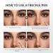 HOSAILY Freckle Pen Natural Lifelike Freckle Stamp Soft Dot Spot Pen Waterproof Long Lasting Quick Dry Freckle Tint Pencil for Natural Effortless Sunkissed Makeup-Light Brown - Buy Online on GoSupps.com