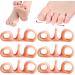 3 Pairs Silicone Toe Separators Elastic Toe Separators for Pedicure Breathable Bunion Corrector for Women Men Toe Separators - Buy Online on GoSupps.com