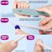 FANDAMEI Short Press on Nails - 24 Packs, 576PCS Matte Acrylic False Nails with Nail Glue - Full Cover Short Round Press on Nails for Small Nails - 24 Color Options - Buy Online on GoSupps.com