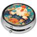 Colorful Flag Turkey Pill Box | Portable 3-Compartment Metal Case for Travel | Must-Have Mini Organizer in Black - Buy Online on GoSupps.com