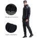 HOTSUIT Sauna Suit for Men - Sweat Sauna Jacket and Pants Set - Black XL - Buy Online on GoSupps.com