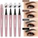 Eyebrow Pen Eye Brow Pencils for Women with 4-Fork-Tip Create Natural Hair-Like Brows Microblading Eyebrow Pen (01) - Buy Online on GoSupps.com