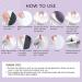 Saviland Clear Dip Powder - 2.1oz | French Nail Art Starter Kit | Strengthen & Beautify Nails | Easy for Beginners | No Lamp Needed | Ideal Gift for Women - Buy Online on GoSupps.com