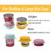 3 Pack Silicone Stretch Can Lids for Pet Food Cans - Reusable Covers for Medium and Large Size Cans - Buy Online on GoSupps.com