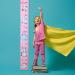 Heyu-Lotus Kids Height Chart 200X20CM - Removable Canvas and Wood Growth Chart for Boys Girls Bedroom Decoration (Unicorn 1) - Buy Online on GoSupps.com
