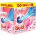 Bold Platinum Cherry Blossom Laundry Detergent Washing Liquid Capsules Pods Box 100 Wash Tablets Pack - Buy Online on GoSupps.com