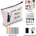 Bauna Cosmetic Bag for Music Theater Lovers | Zippered 'Just You and I Defy Gravity' Design | Perfect Gift for Musicals Fans - Buy Online on GoSupps.com