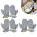 Wire Dishwashing Gloves Aluminum Foil Cloth Non-Scratch Dish Towels Waterproof Insulated Cleaning Tools for Kitchen Pve Liner Short