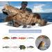 12-Piece Fishing Lure Set - Multi-Colored Spinner Spoons for Trout Pike Bass & Salmon - Includes Box | International Shipping Available - Buy Online on GoSupps.com