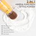 2 IN 1 Powder Sunscreen For Face SPF 35 Oil Control Lightweight Matte Finish Mineral Sunscreen Setting Powder For All Skin 03-Light - Buy Online on GoSupps.com