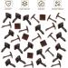 EXCEART 300pcs Mini Round Metal Brads & Square Studs for Scrapbooking - DIY Crafts Rivets - Buy Online on GoSupps.com
